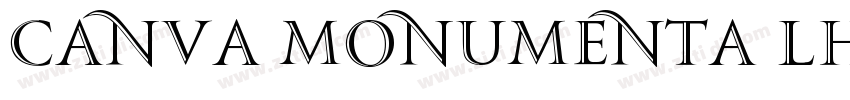 canva monumenta lHK字体转换